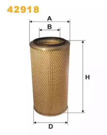WIX FILTERS 42918 -  Воздушный фильтр